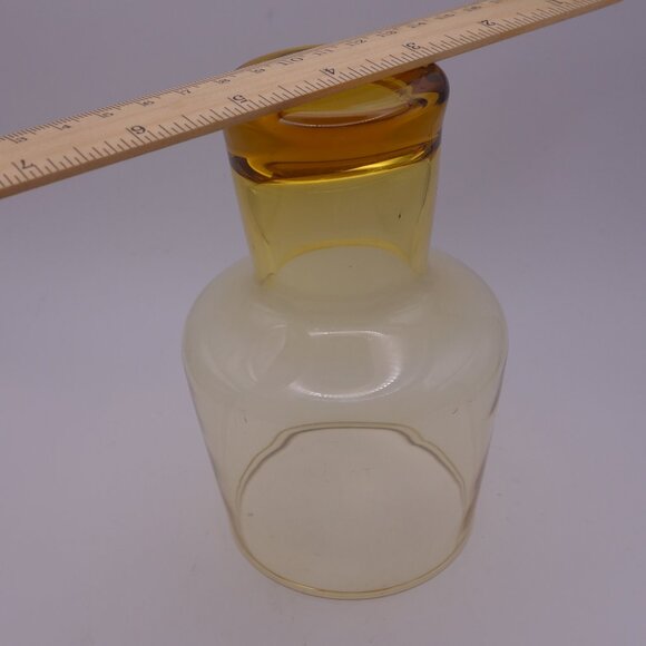 Set of Five(5) Amber Colored Glasses - Picture 9 of 11